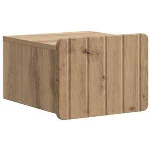 vidaXL Dulap de noapte suspendat Stejar Artizanal 33 x 34, 5 x 24 cm imagine