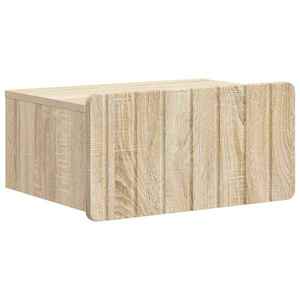 vidaXL Dulap de noapte suspendat Stejar Sonoma 49 x 34, 5 x 24 cm imagine