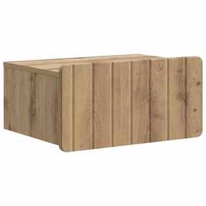 vidaXL Dulap de noapte suspendat Stejar Artizanal 49 x 34, 5 x 24 cm imagine