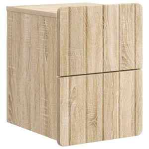 vidaXL Dulap de noapte suspendat Stejar Sonoma 33 x 34, 5 x 43 cm imagine