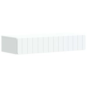 vidaXL Masă laterală montată pe perete Alb 87, 5 x 34, 5 x 17 cm imagine