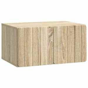 vidaXL Oglindă TV montată pe perete Stejar Sonoma 59, 5 x 41 x 30 cm imagine