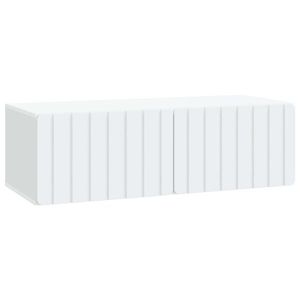 vidaXL Oglindă TV montată pe perete Alb 98 x 41 x 30 cm Lemn prelucrat imagine