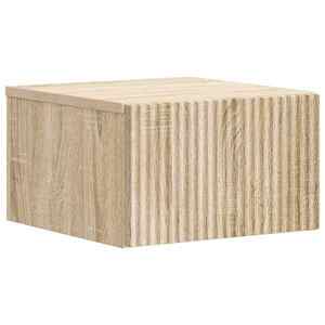 vidaXL Dulap de noapte suspendat Stejar Sonoma 33 x 34, 5 x 20 cm imagine