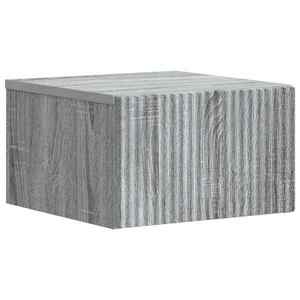 vidaXL Dulap de noapte suspendat Sonoma gri 33 x 34, 5 x 20 cm imagine
