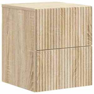 vidaXL Dulap de noapte suspendat Stejar Sonoma 33 x 34, 5 x 40 cm imagine