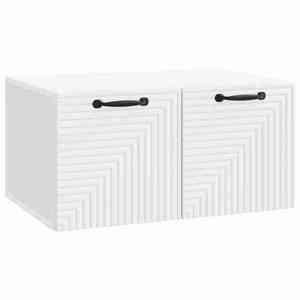 vidaXL Oglindă TV montată pe perete Pe perete Alb 59, 5 x 41 x 30 cm imagine