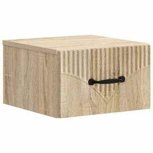 vidaXL Dulap de noapte suspendat Stejar Sonoma 34, 5 x 33 x 20 cm imagine