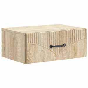 vidaXL Dulap de noapte suspendat Stejar Sonoma 49 x 34, 5 x 20 cm imagine