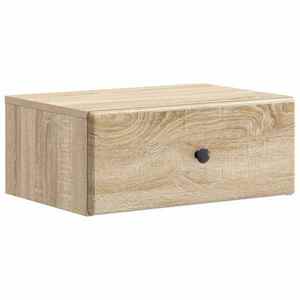 vidaXL Dulap de noapte suspendat Stejar Sonoma 49 x 34, 5 x 20 cm imagine