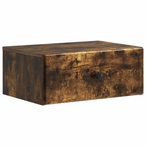 vidaXL Dulap de noapte suspendat Stejar fumuriu 49 x 34, 5 x 20 cm imagine