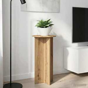 vidaXL Suport pentru plante 2 pcs Stejar Artizanal 40 x 40 x 80 cm imagine