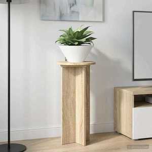vidaXL Suport pentru plante 2 pcs Stejar Sonoma 29, 5 x 29, 5 x 60 cm imagine
