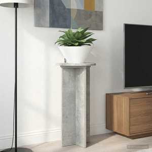 vidaXL Suport pentru plante 2 pcs Gri Beton 29, 5 x 29, 5 x 60 cm imagine