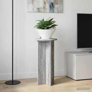 vidaXL Suport pentru plante 2 pcs Sonoma gri 29, 5 x 29, 5 x 60 cm imagine
