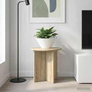 vidaXL Suport pentru plante 2 pcs Stejar Sonoma 40 x 40 x 40 cm imagine