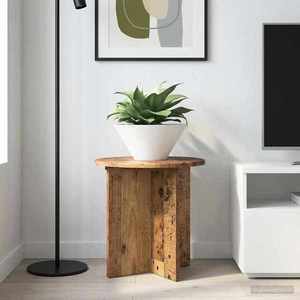 vidaXL Suport pentru plante 2 pcs Lemn vechi 40 x 40 x 40 cm imagine