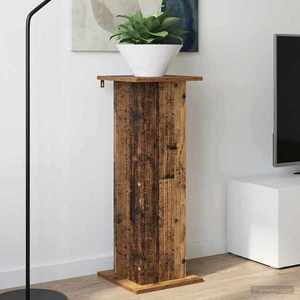 vidaXL Suport pentru plante Lemn vechi 30, 5 x 30 x 80, 5 cm imagine