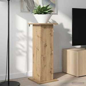 vidaXL Suport pentru plante 2 pcs Stejar Artizanal 30, 5 x 30 x 80, 5 cm imagine
