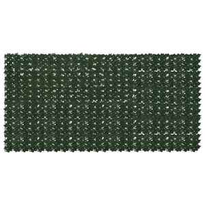 vidaXL Ecran de balcon cu frunze Verde închis 300 x 150 cm imagine