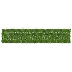 vidaXL Ecran de balcon cu frunze Verde și galben 500 x 100 cm imagine