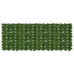 vidaXL Ecran de balcon cu frunze Verde 200 x 75 cm imagine