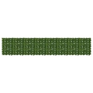 vidaXL Ecran de balcon cu frunze Verde 400 x 75 cm imagine
