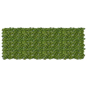 vidaXL Ecran de balcon cu frunze Verde și galben 200 x 75 cm imagine
