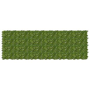 vidaXL Ecran de balcon cu frunze Verde și galben 300 x 100 cm imagine