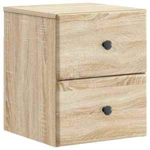 vidaXL Dulap de noapte suspendat Stejar Sonoma 34, 5 x 33 x 40 cm imagine