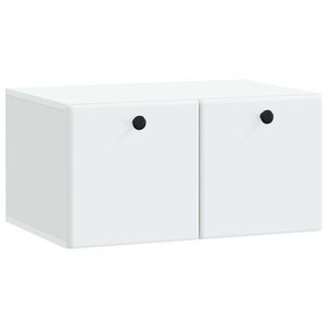 vidaXL Oglindă TV montată pe perete 59, 5 x 41 x 30 cm Alb imagine