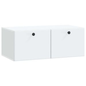 vidaXL Oglindă TV montată pe perete 78, 5 x 41 x 30 cm Alb imagine