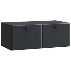 vidaXL Oglindă TV montată pe perete 78, 5 x 41 x 30 cm Negru imagine