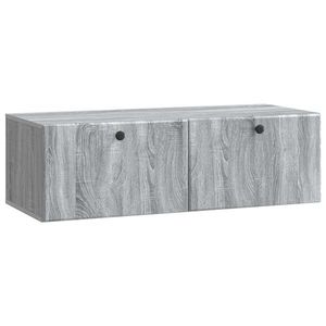 vidaXL Oglindă TV montată pe perete 98 x 41 x 30 cm Sonoma gri imagine