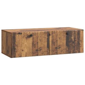 vidaXL Oglindă TV montată pe perete 98 x 41 x 30 cm Lemn vechi imagine