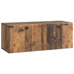 vidaXL Oglindă TV montată pe perete 78, 5 x 31 x 30 cm Lemn vechi imagine