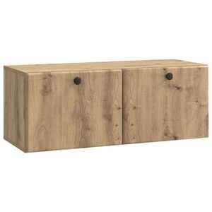 vidaXL Oglindă TV montată pe perete 78, 5 x 31 x 30 cm Stejar Artizanal imagine