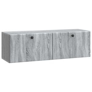 vidaXL Oglindă TV montată pe perete 98 x 31 x 30 cm Sonoma gri imagine