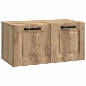 vidaXL Oglindă TV montată pe perete Stejar Artizanal 59, 5 x 31 x 30 cm imagine