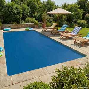 vidaXL Husă pentru piscină extra grea albastru 500 × 300 cm PE imagine