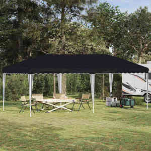 vidaXL Cort de Petrecere Pop-up 575 x 290 x 245 cm Antracit imagine