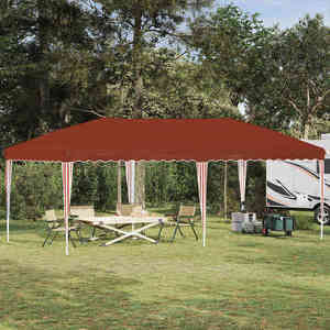 vidaXL Cort de Petrecere Pop-up 575 x 290 x 245 cm Terracota imagine