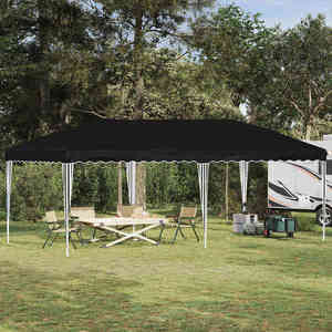 vidaXL Cort de Petrecere Pop-up 575 x 290 x 245 cm Negru imagine