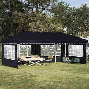 vidaXL Cort de Petrecere Pop-up 575 x 289 x 245 cm Antracit imagine