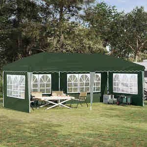 vidaXL Cort de Petrecere Pop-up 575 x 289 x 245 cm Verde imagine