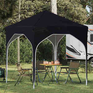 vidaXL Cort de Petrecere Pop-up 194 x 194 x 245 cm Antracit imagine