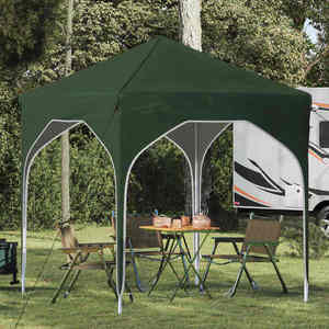 vidaXL Cort de Petrecere Pop-up 194 x 194 x 245 cm Verde imagine