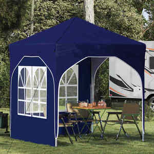 vidaXL Cort de Petrecere Pop-up 192 x 192 x 245 cm albastru imagine