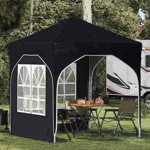 vidaXL Cort de Petrecere Pop-up 192 x 192 x 245 cm Antracit imagine