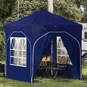 vidaXL Cort de Petrecere Pop-up 192 x 192 x 245 cm albastru imagine